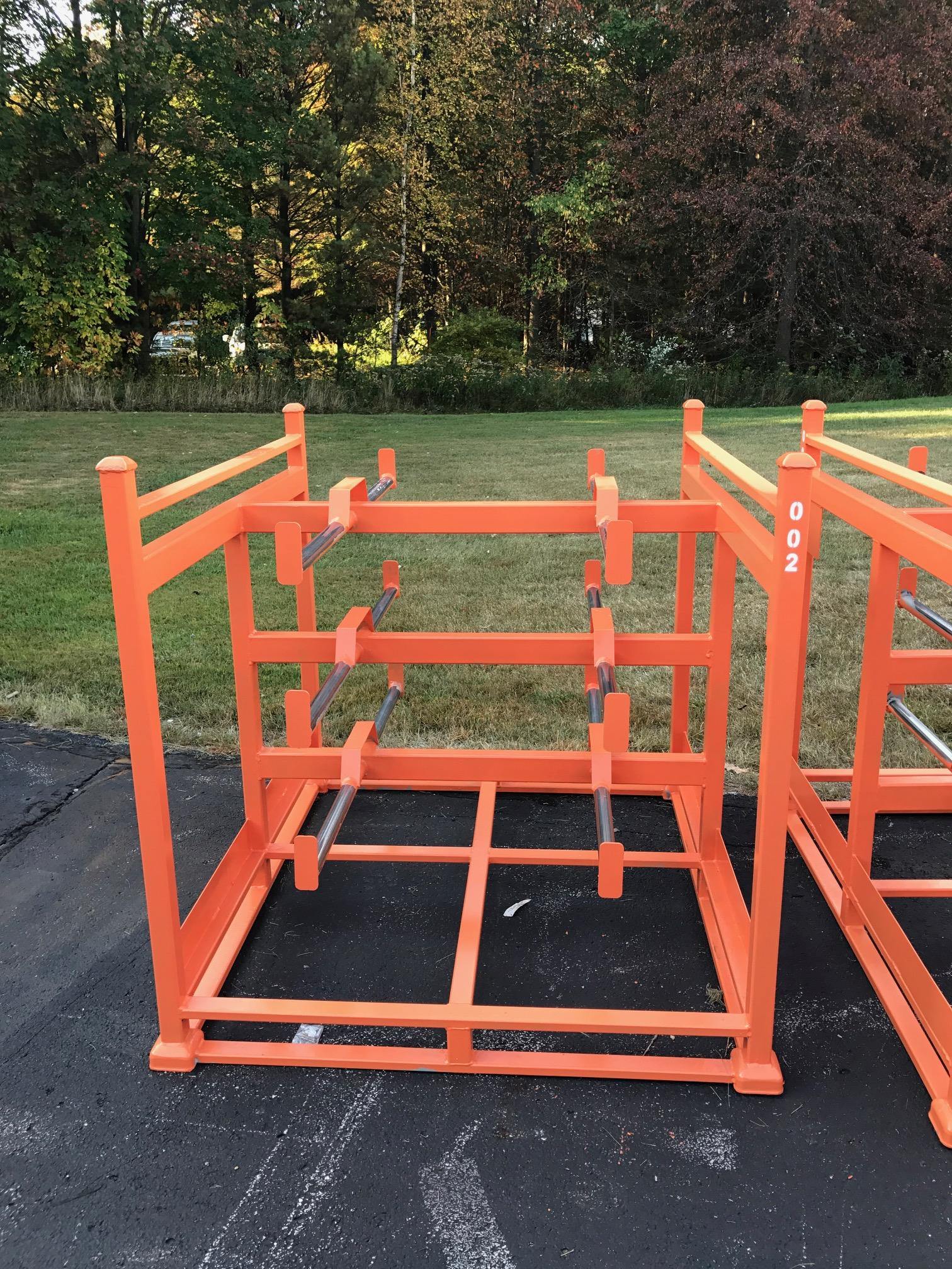 MLC Manufacturing β powder coated steel racks